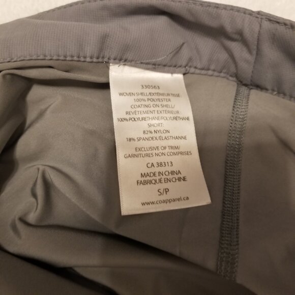 AVIA Small Light Grey Sports Wrap Skort Athletic Cargo Mini Skirt with Shorts - Picture 8 of 10